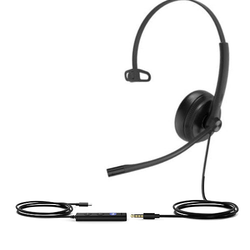 Yealink TEAMS-UH34SE-M-C Teams Certified Wideband Noise Cancelling Headset, USB-C and 3.5mm Jack, Controller with Teams Button, Ultra Lightweight Yealink TEAMS-UH34SE-M-C Teams Certified Wideband Noise Cancelling Headset, USB-C and 3.5mm Jack, Controller with Teams Button, Ultra Lightweight